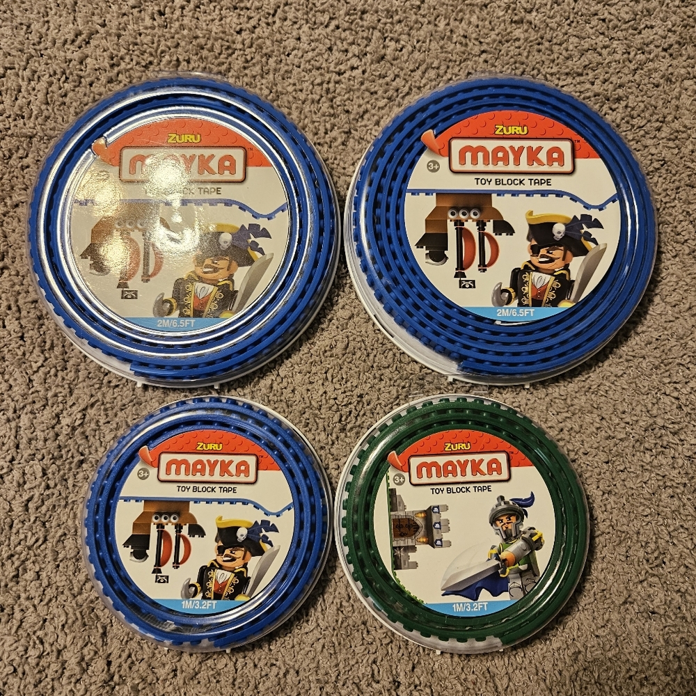 Mayka Toy Block Tape 4 rolls